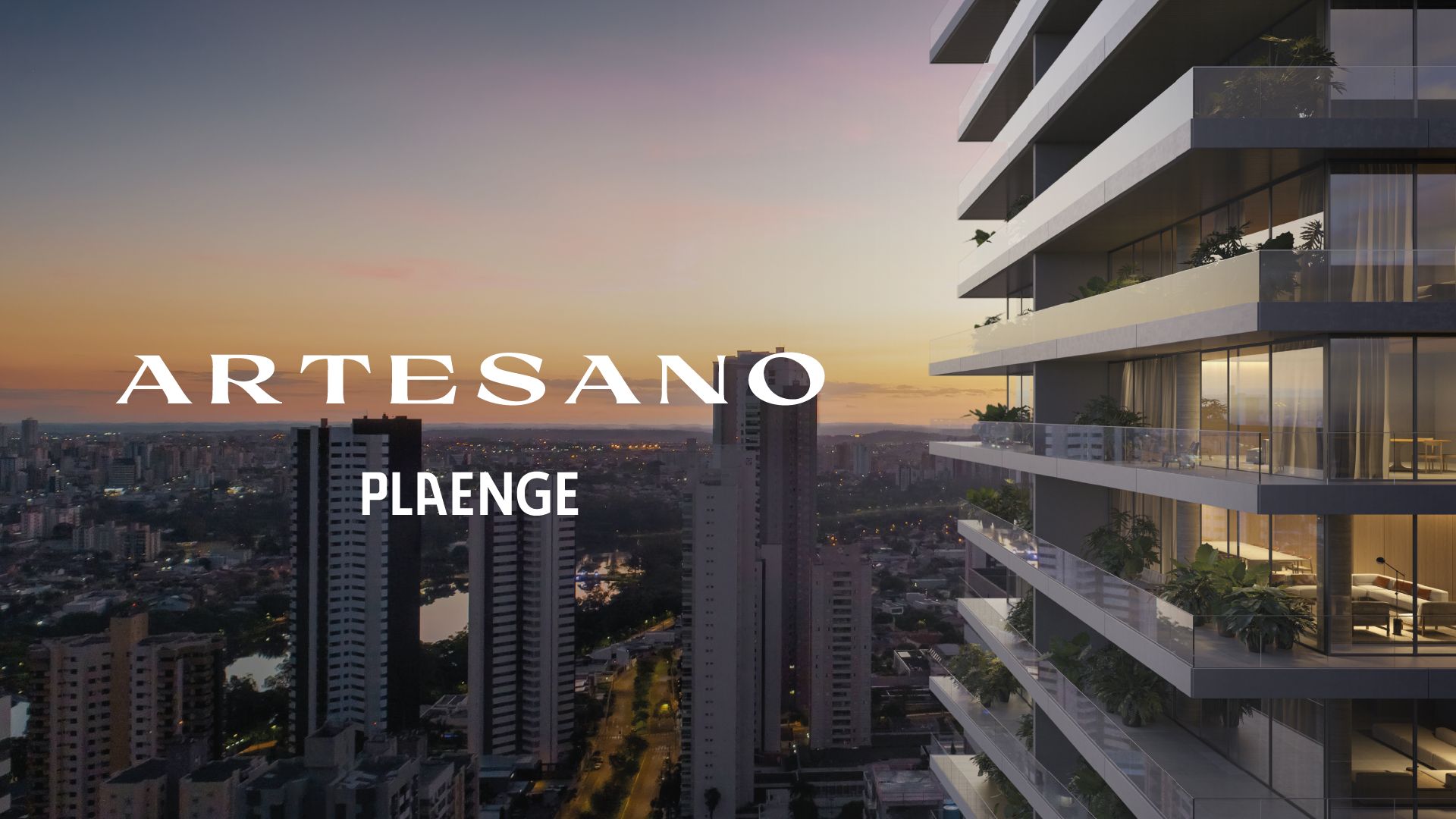 Perspectiva do Apartamento - Apartamento na planta à venda, Edifício Artesano, 346m² úteis, 4 suítes, 4 vagas - Alto da Gleba Plahano- Gleba Fazenda Palhano, Londrina, PR | Taive